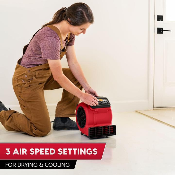 Actual product image Vacmaster Floor Fan Air Mover Utility Blower