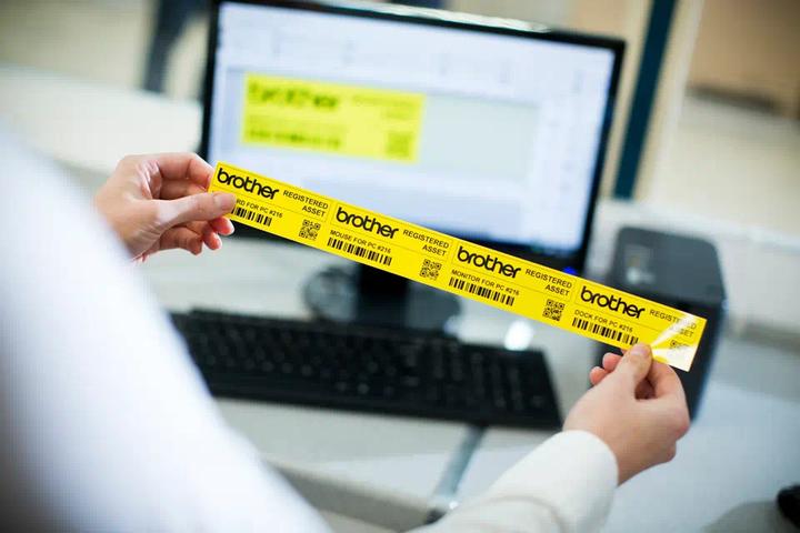 Immagine prodotto Brother Tze-661 (3.60 cm, Giallo, Nero)