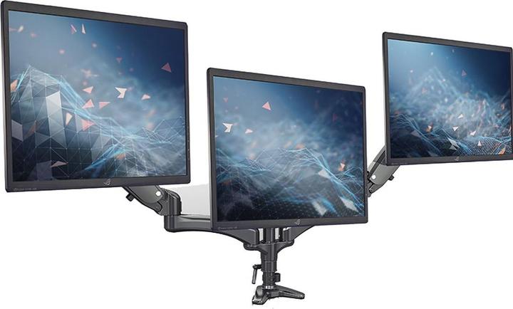 Image du produit K&M 23878 Support triple pour écran (Tables, 24", 8 kg)