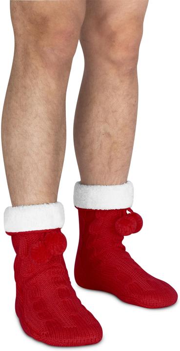 Image du produit Normani Chaussons en tricot avec pompon et ABS (Une unité par pack, 40 - 44)