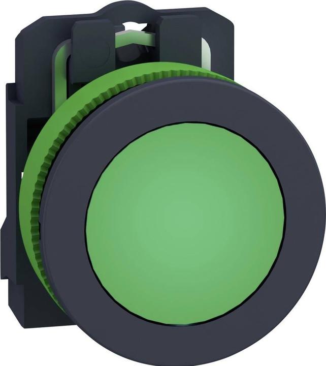 Actual product image APC Electric indicator light, flat, complete, ø30mm, IP69K, 14mA 230V Green