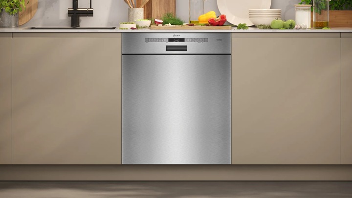 Produktbild Neff N 50, Unterbau-Geschirrspüler, 60 cm, Gebürsteter Stahl, S125EBS03D, ID S125EBS03D
