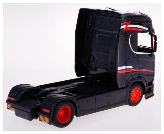 Actual product image Bburago Diecast 1:43 Street Fire Haulers Custom Cabs SCANIA 770S Black Ages 3+ 18-32207