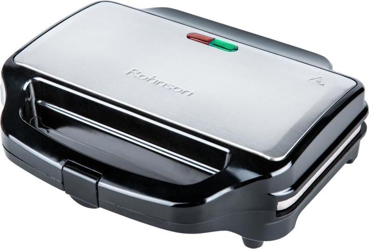 Actual product image Rohnson R-2751 Sandwich Toaster, Satin Steel