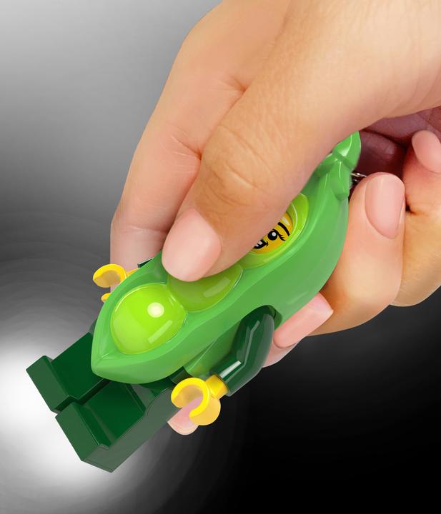 Produktbild Dungeons & Dragons LEGO Minifigures Schlüsselanhänger mit Leuchtfunktion Erbsenschoten-Kostüm-Mädchen 8 cm