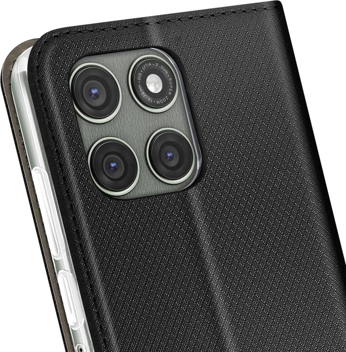 Image du produit OEM Back panel cover SMART CASE Book for MOTOROLA Edge 60 Pro black (Motorola Edge 60 Pro)