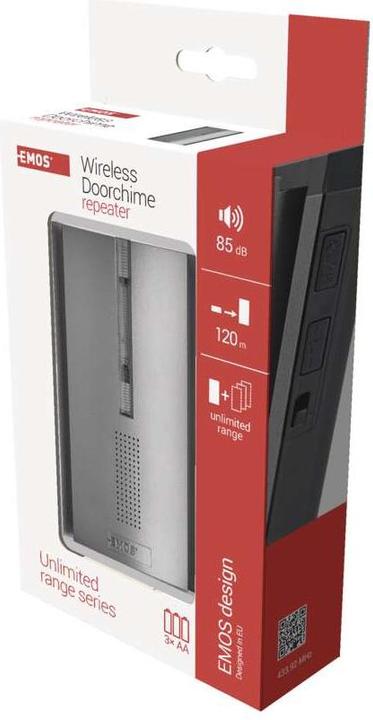 Actual product image Emos Replacement wireless doorbell & repeater P5760/P5763, 3x AA