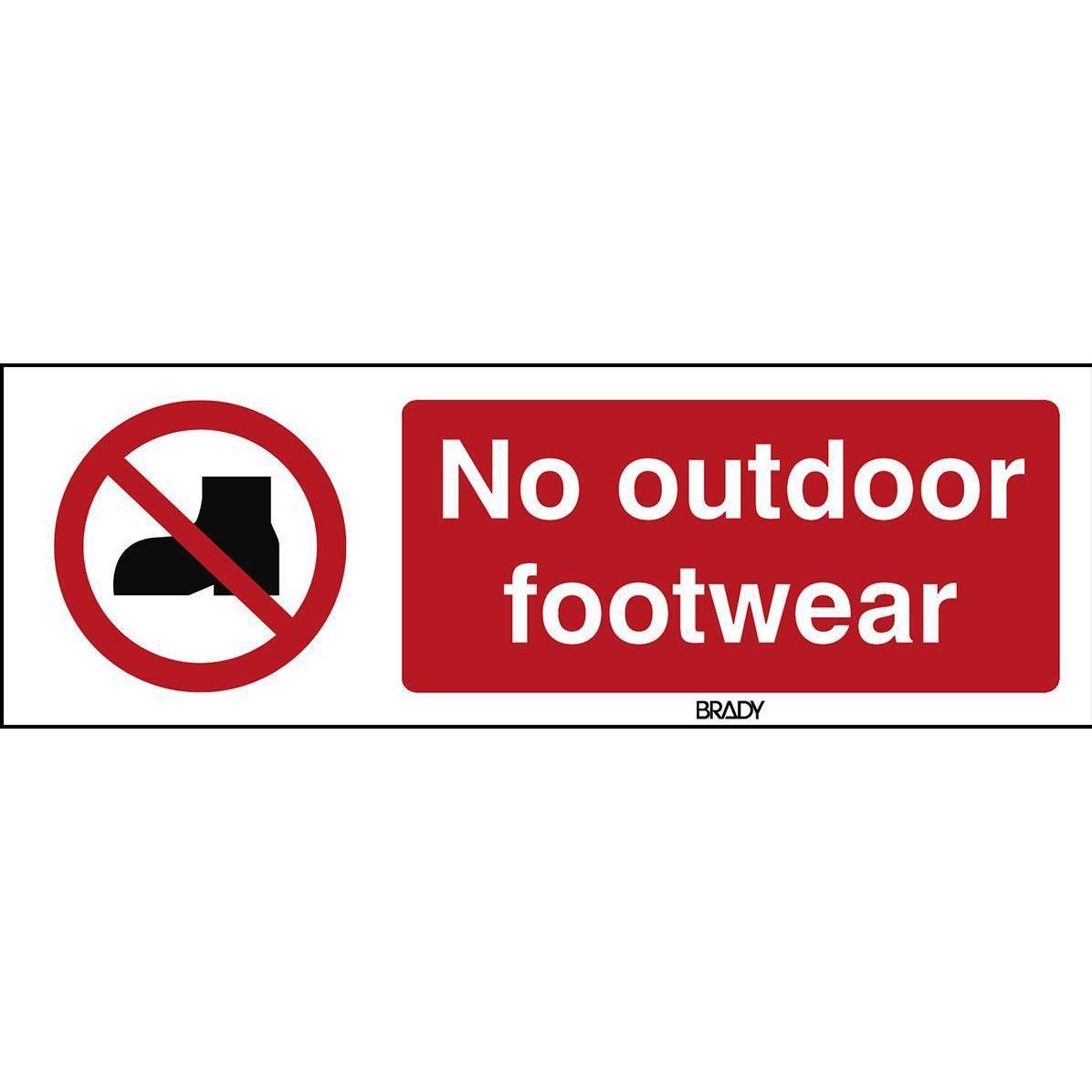 Brady, Sicherheitskennzeichnung, ISO Safety Sign - No outdoor