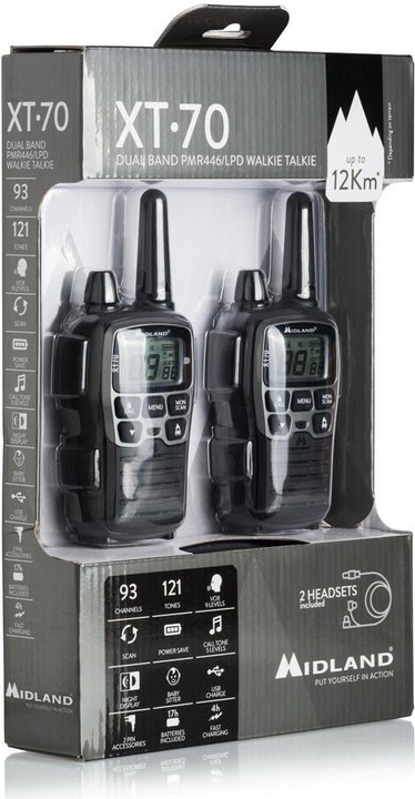 Actual product image Midland Xt70 (12 km)