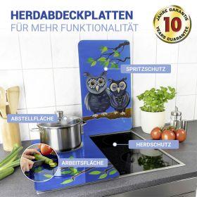 Actual product image Wenko Glass cover plate Universal Mod. Owl, set of 2 for all hob types