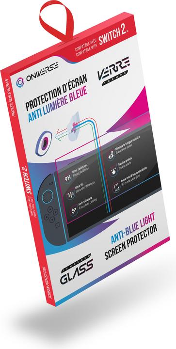 Actual product image Oniverse Switch 2™ Schutzfolie mit Blaulichtfilter - Gaming-Zubehör (Switch)