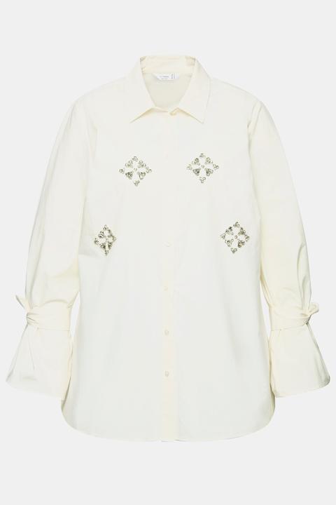 Immagine prodotto Miamoda Bluse, A-Line, Ziersteinchen (48)