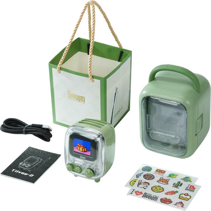 Actual product image Divoom Tiivoo-2 green