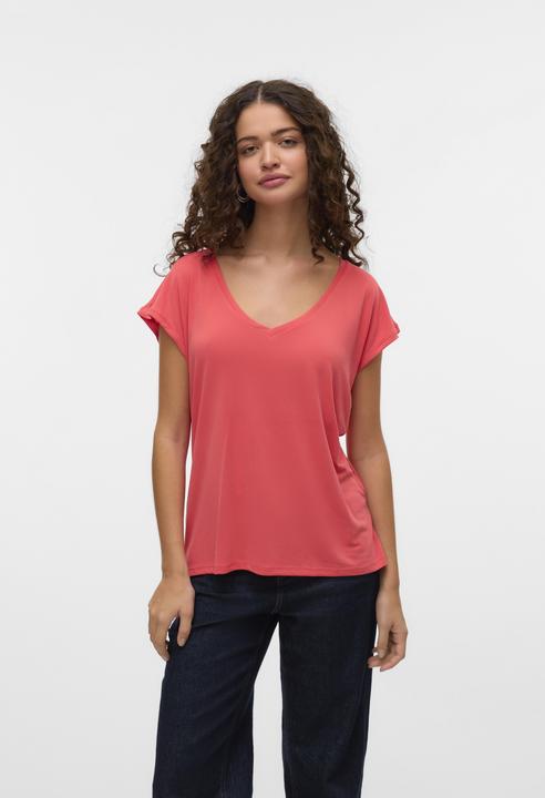 Actual product image Vero Moda Vmfilli Ss V-Neck Tee Ga Noos (M)