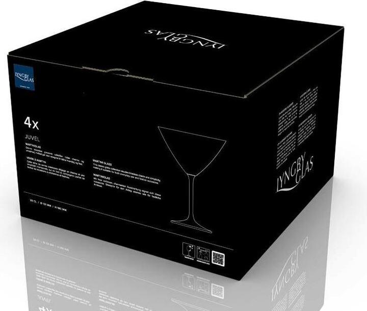 Produktbild F&H Group Lyngby Glas - Juvel Martini glass, 28 cl - 4 pc (2.80 dl, 4 x, Martini Gläser)