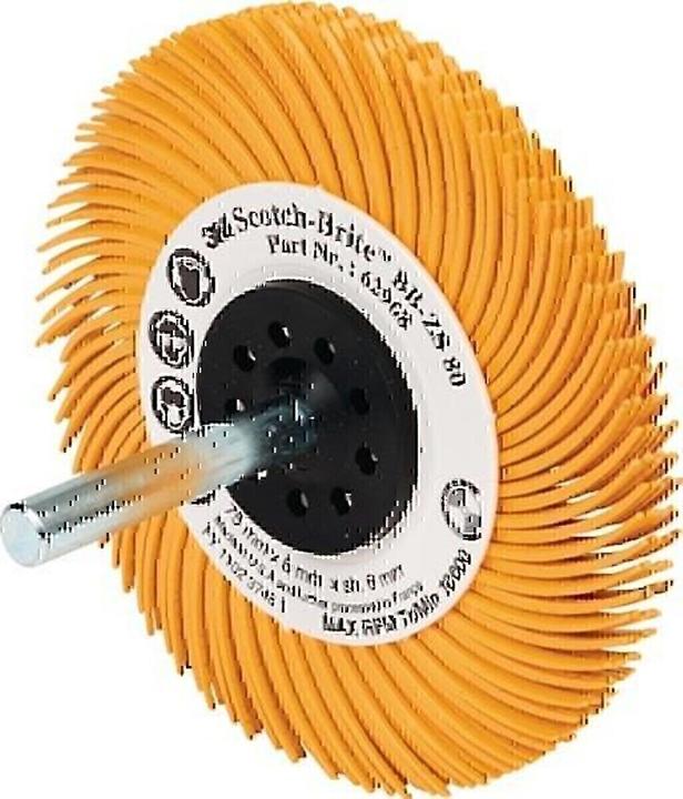 3M Disco radiale BB-ZS tipo C Ø 76,2 mm grana 80 giallo 15000 min-¹ (80)