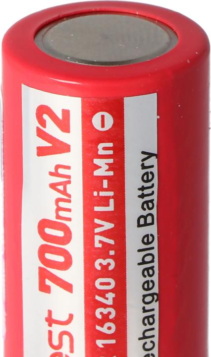 Produktbild Efest Akku IMR 16340 V2 (Pluspol erhöht) (16340, 700 mAh)