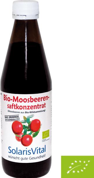Produktbild SolarisVital Moosbeerensaft Bio Konz (1 Stück, Flüssigkeit)