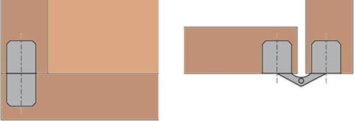 Actual product image Werkstarck Furniture hinges