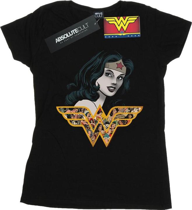 Image du produit - T-shirt WONDER WOMAN RETRO COLLAGE - Femme (XXL)