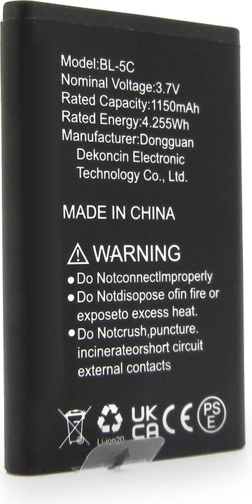 Actual product image Easypix GoXtreme rechargeable battery f. V64 Flip Lithium-Ion (Camera battery)