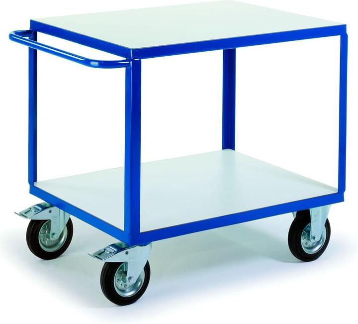 Rollcart ESD table trolley with 2 shelves
