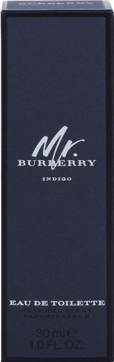Actual product image Burberry Mr. Indigo Eau de Toilette 30ml (Eau de toilette, 30 ml)