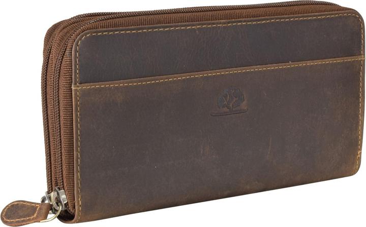 Produktbild Greenburry Langbörse Vintage Leder-Doppel-Langbörse