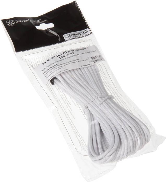 Actual product image Silverstone ATX Extension 24-24Pin white