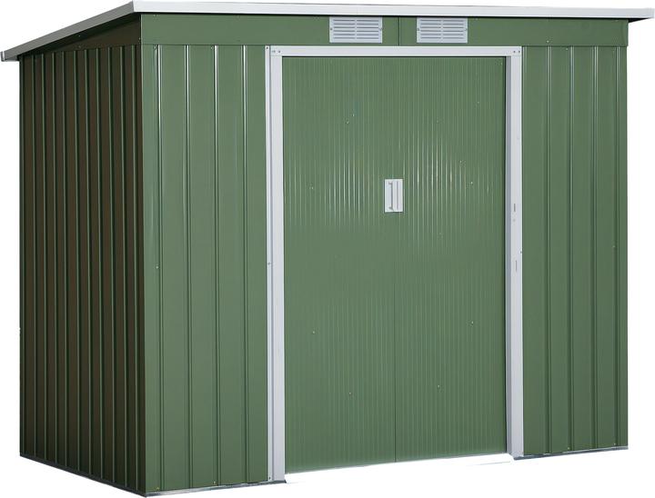 Produktbild Outsunny Gerätehaus Stahl Grün