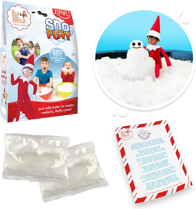 Produktbild Zimpli Kids Elf On The Shelf Sno Play, 2-in-1 Scout Elf-Idee und Sensorik-Spielzeug. ®