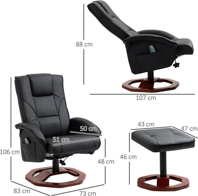 Immagine prodotto Jamb Sedia da massaggio con poggiapiedi