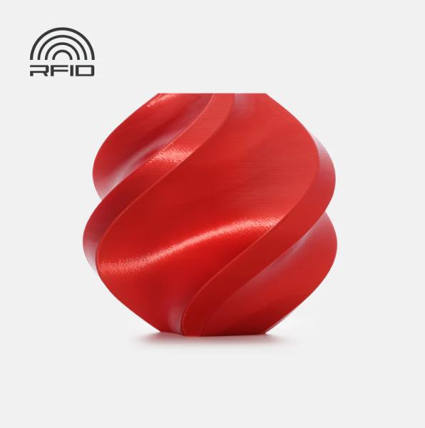 Image du produit Bambu Lab - PLA Silk+ - Candy Red - 1.75mm (PLA, 1.75 mm, 1000 g, Rouge)