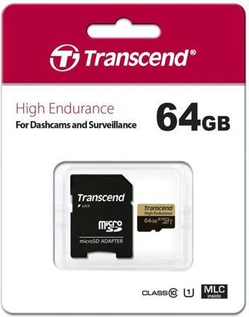 Produktbild Transcend 64GB MICRO CARD (CLASS 10) (64 GB, microSDXC, U1, UHS-I)