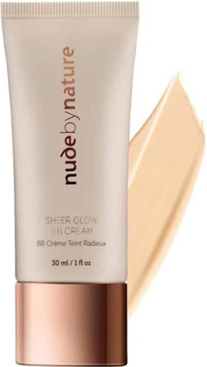 By Nature Sheer Glow All-in-One BB Cream Feuchtigkeitsspendend mit SPF 8 01 Porcelain (01 Porcelain)