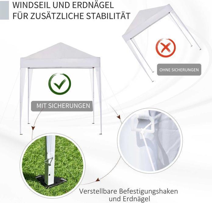 Image du produit Swisshandel24 Faltpavillon (200 cm, 200 cm)