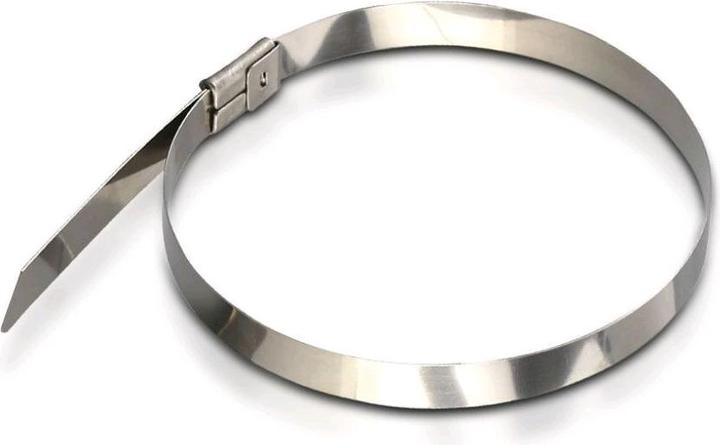 V-TAC Fascette in acciaio inox 4,6 x 300 mm 100 pzConfezione (Fascette in metallo, 300 mm, 100 pz.)