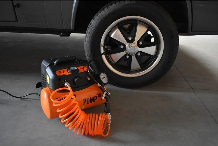 Image du produit Pump'in TANK - Mini-compresseur avec cuve de 6l (8 bar, 6 l)