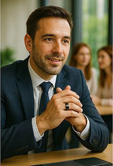 Image du produit Powerton SMART Ring Grösse 11 schwarz / Smart Ring / BT 5.0 / IP68 (11, Noir)