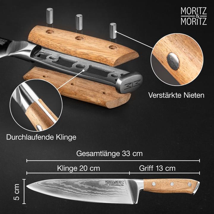 Produktbild Moritz & Moritz 5788 Damastmesser (20 cm)