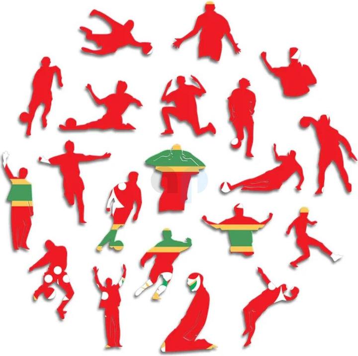 Produktbild Iconic Arsenal FC - Retro Logo - Holz Puzzle Grösse S (150 Teile) (150 Teile)