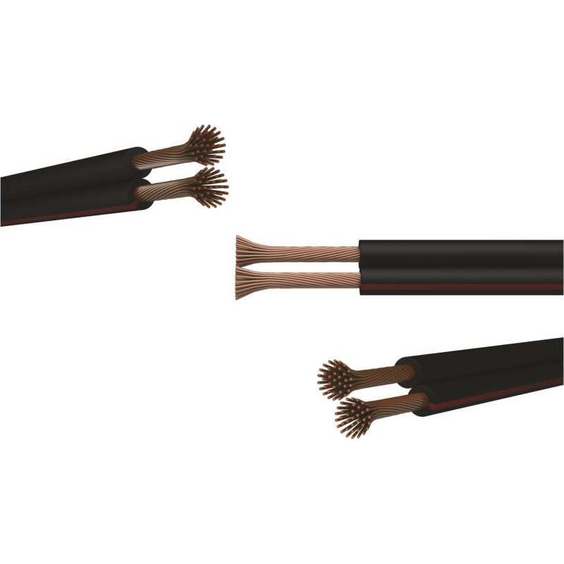 Emos, Kabelleitung, UTP-Kabel 2x1,0mm schwarzrot, 100m (100 m)