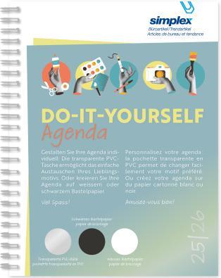 Produktbild Simplex Schulagenda Do-it-yourself A6, 2024-2025 (A6, Deutsch)