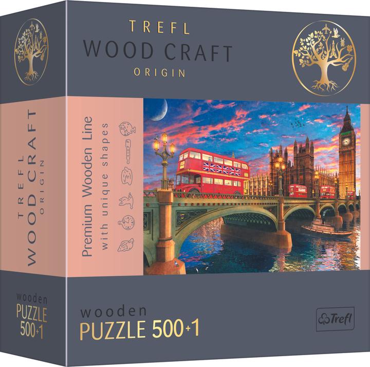 Produktbild Trefl Holz Puzzle Westminster London 500+1T (501 Teile)