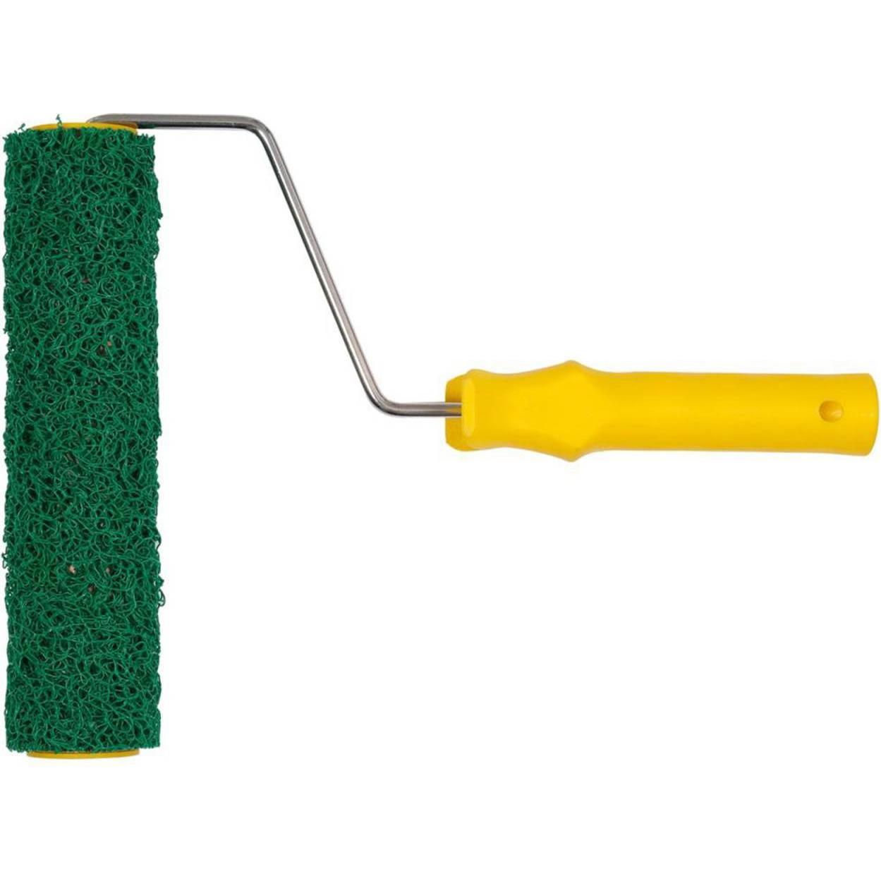 Toya, Farbroller, Vorel Beschichtungsroller für Spachtelmasse, Breite: 230 mm, spezielle Walze aus PVC-Fasern, Griff m (...