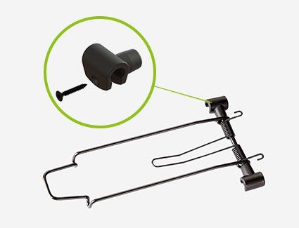 Actual product image Racktime Spring clamp-it 100 mm, Ã 10 mm