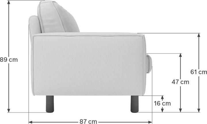 Produktbild Atelier del Sofa Sparrow Extra 3-Seat Sofa (3-Sitzer)