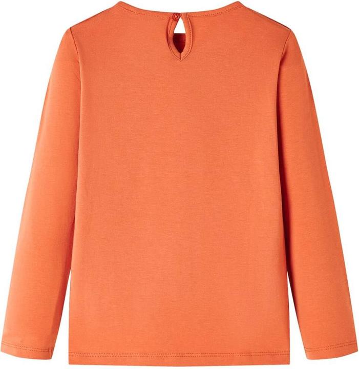 Immagine prodotto VidaXL Camicia da bambino a maniche lunghe arancione scuro 92,Materiale: 95 (92)