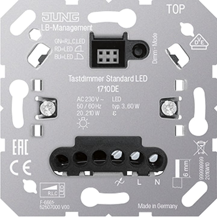 Actual product image JUNG Touch dimmer Std.LED 1710EN