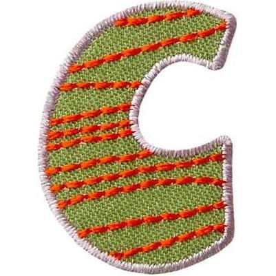 Mono Quick Buchstabe C, Applikationen, Mehrfarbig